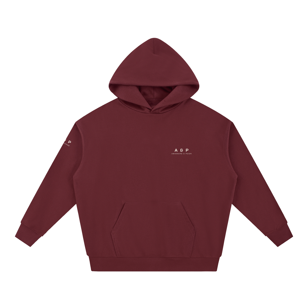 A&P Rec. League Hoodie, Dull Red