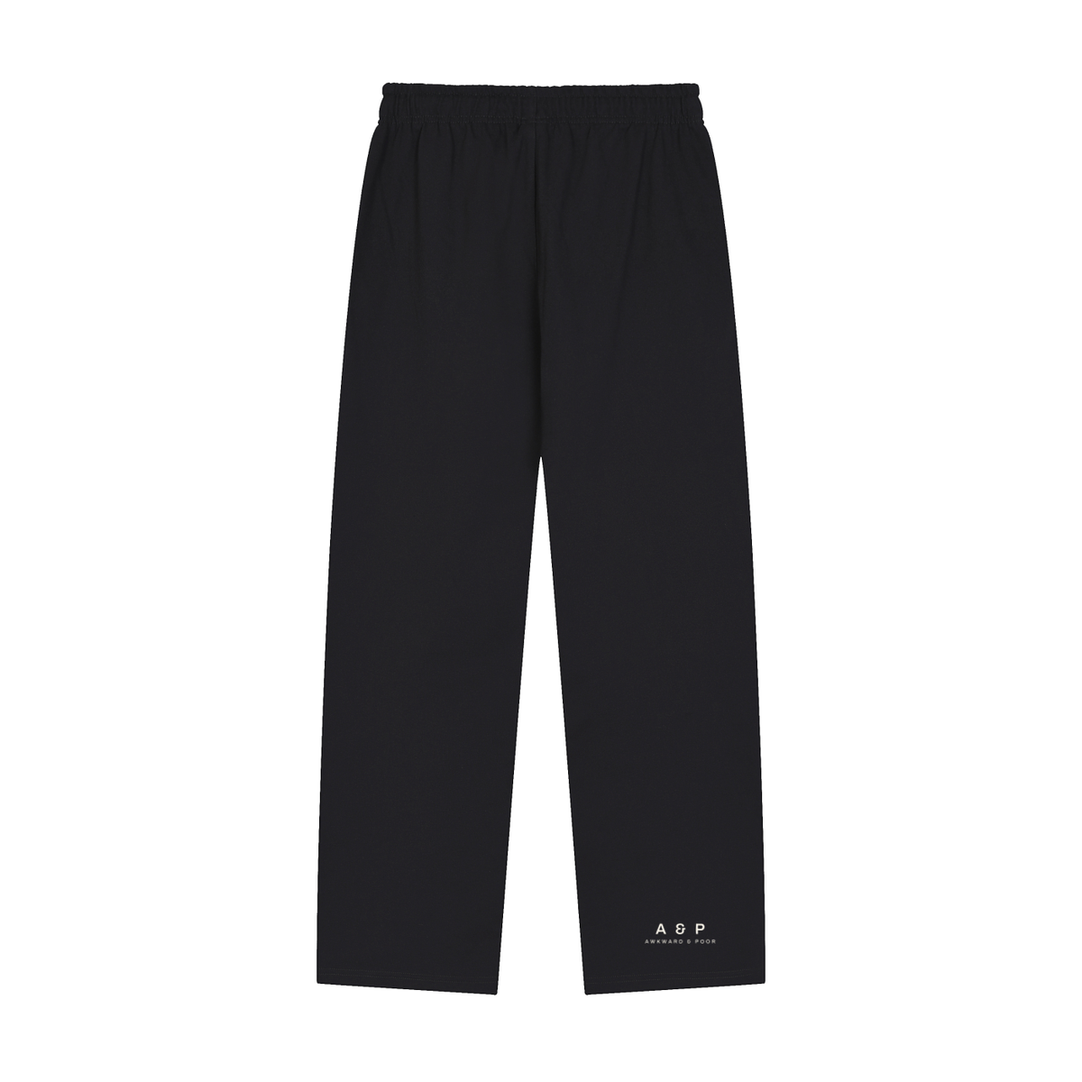 A&P Straight-Leg Sweatpants, Black