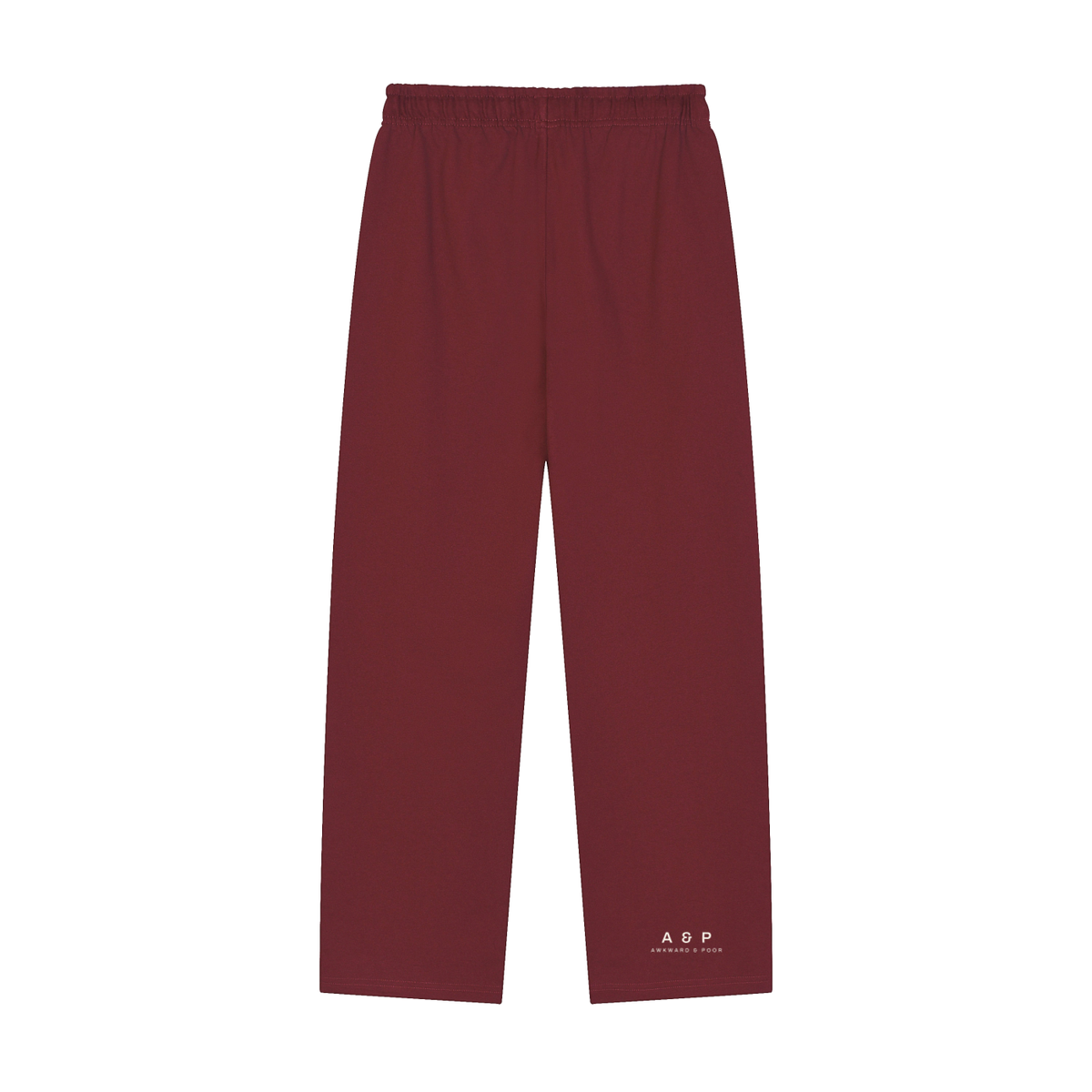 A&P Straight-Leg Sweatpants, Dull Red