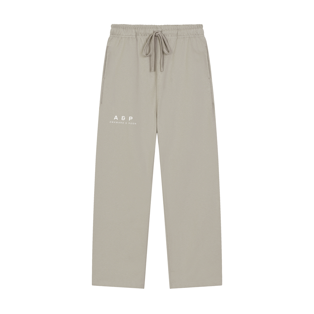 A&P Straight-Leg Sweatpants, Light Gray