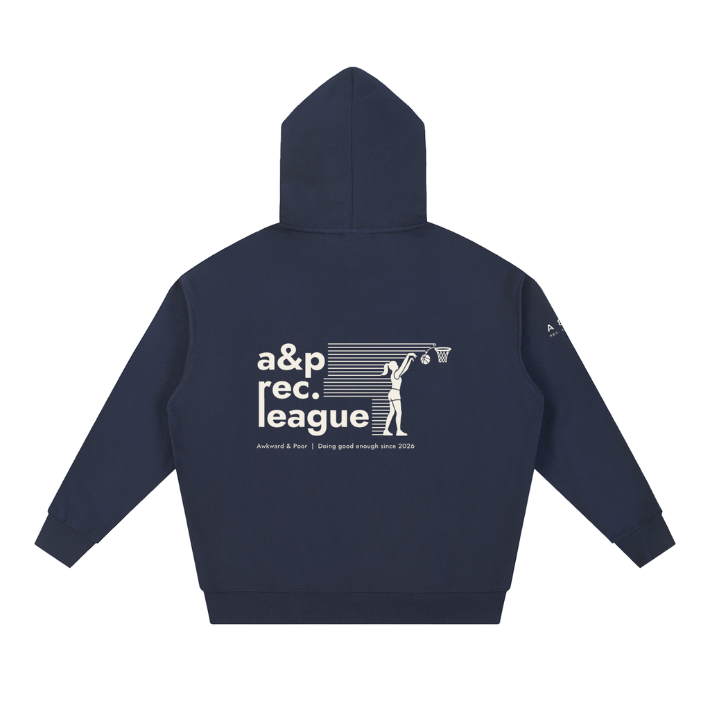 A&P Rec. League Hoodie, Navy Blue