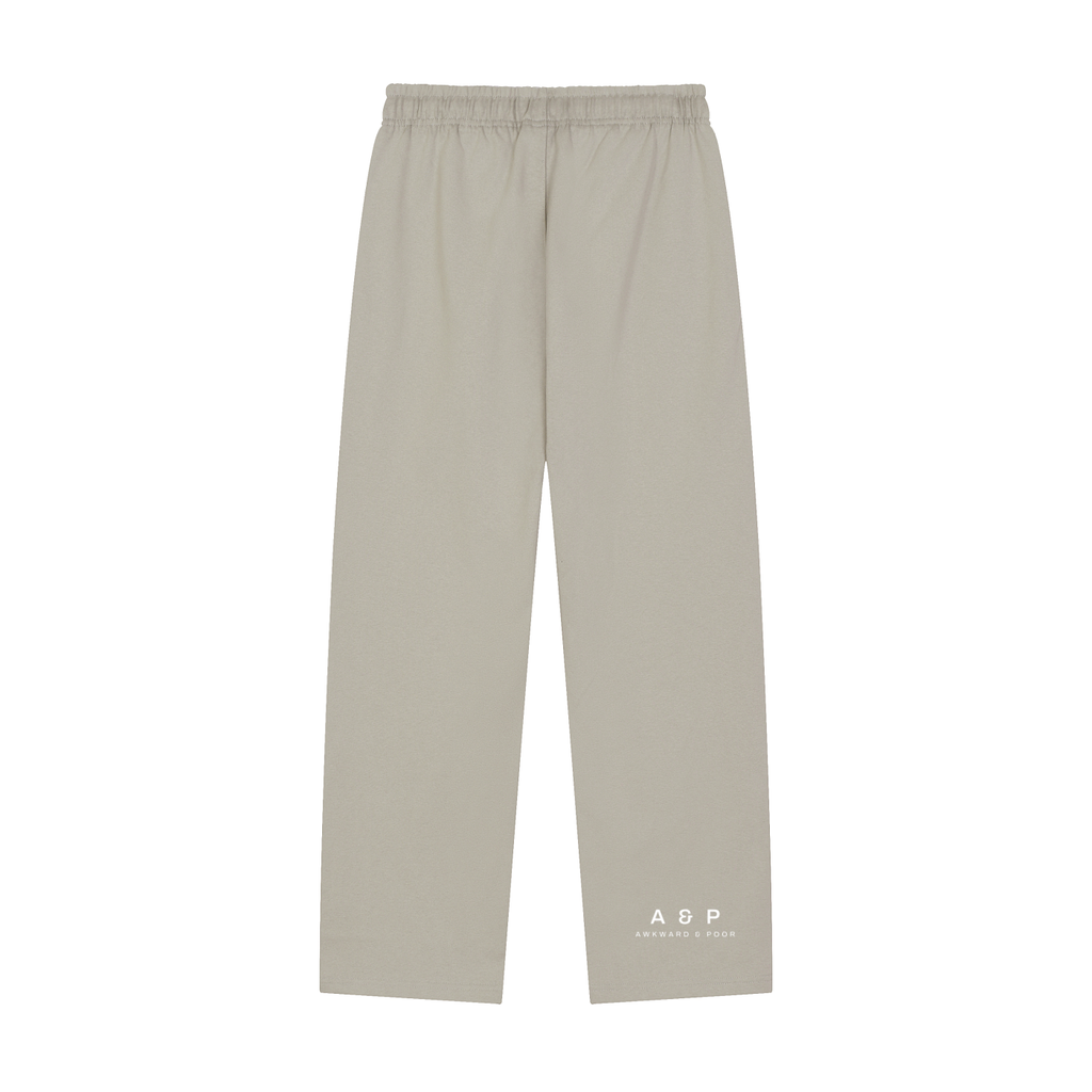 A&P Straight-Leg Sweatpants, Light Gray