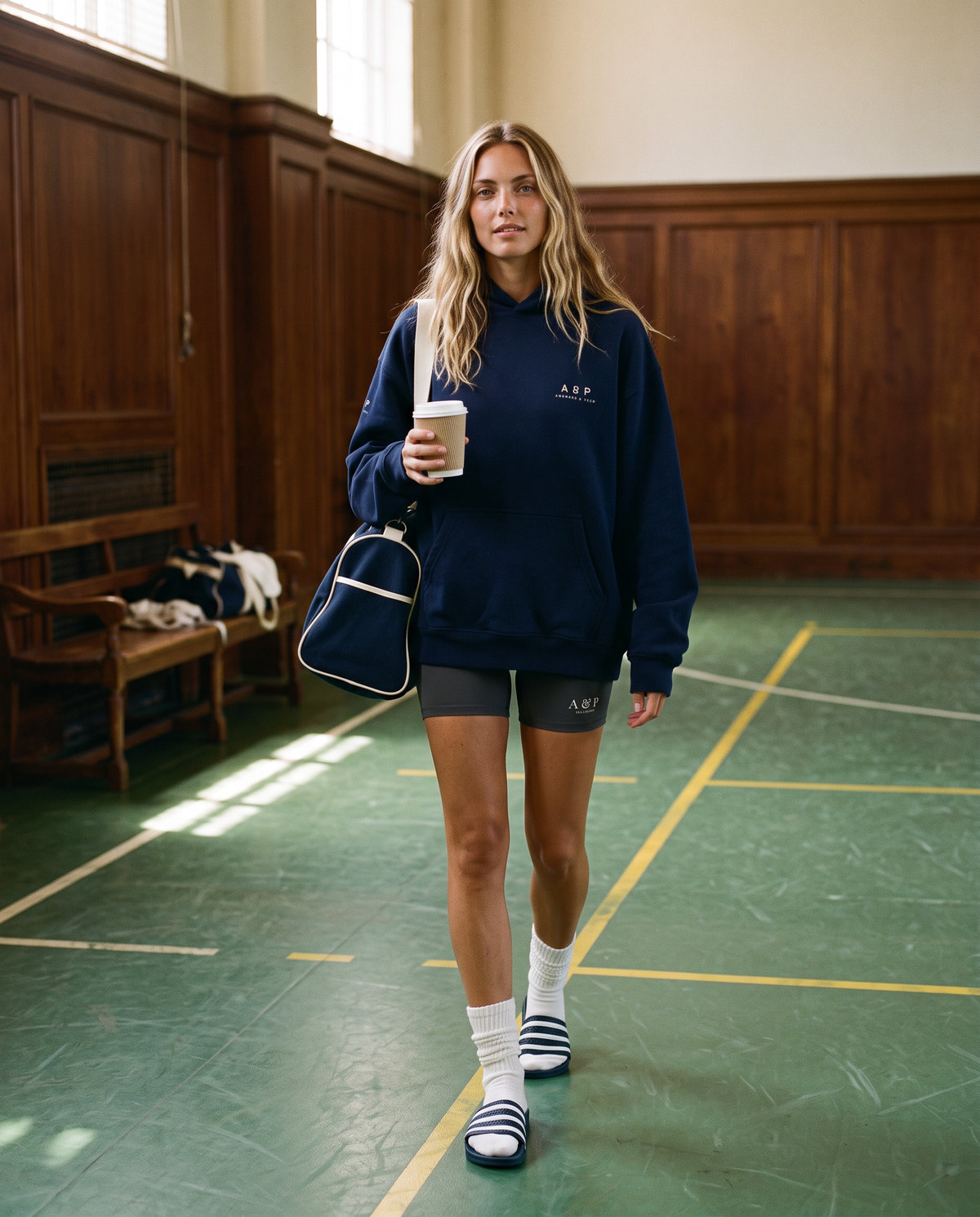 A&P Rec. League Hoodie, Navy Blue