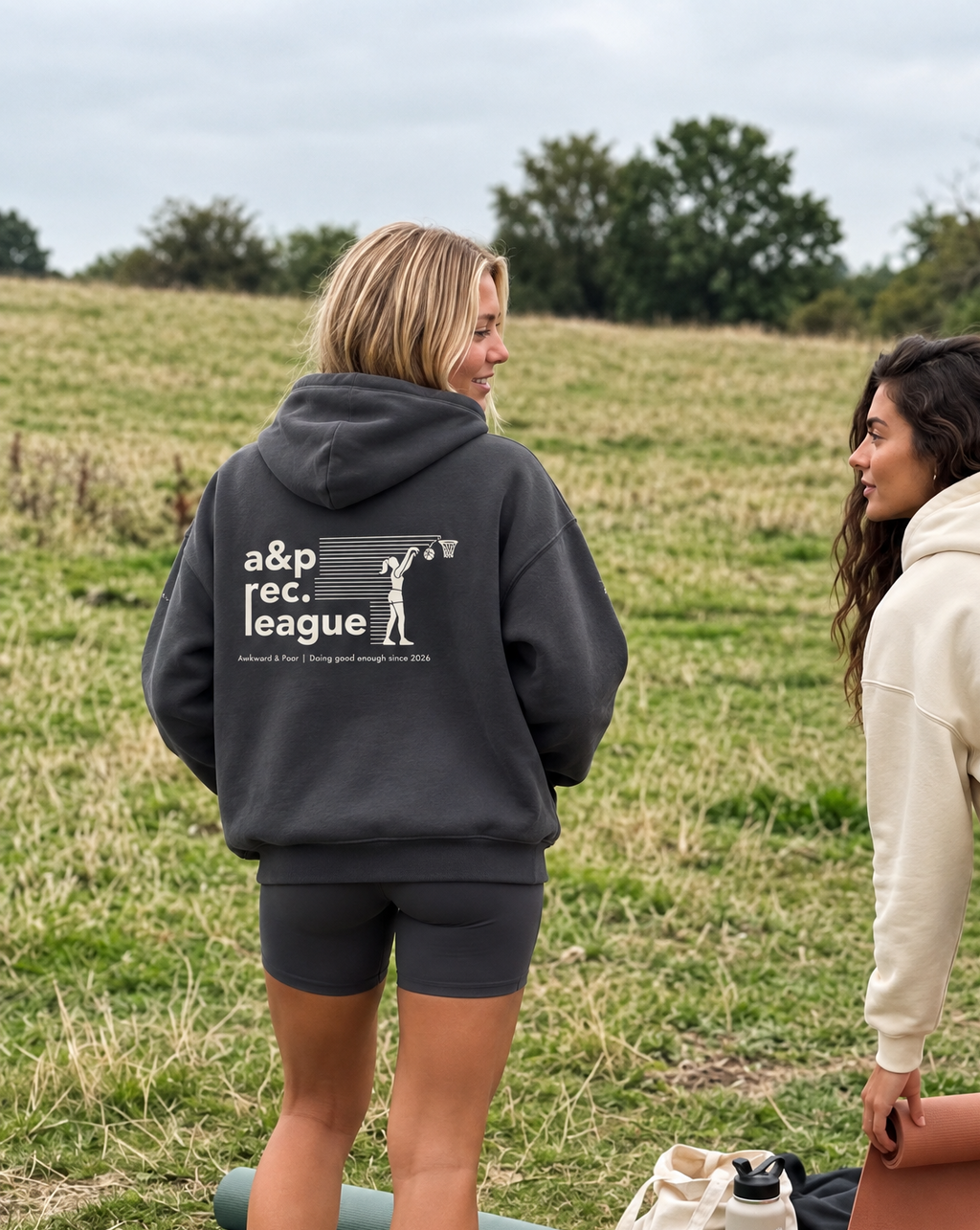 A&P Rec. League Hoodie, Dark Gray