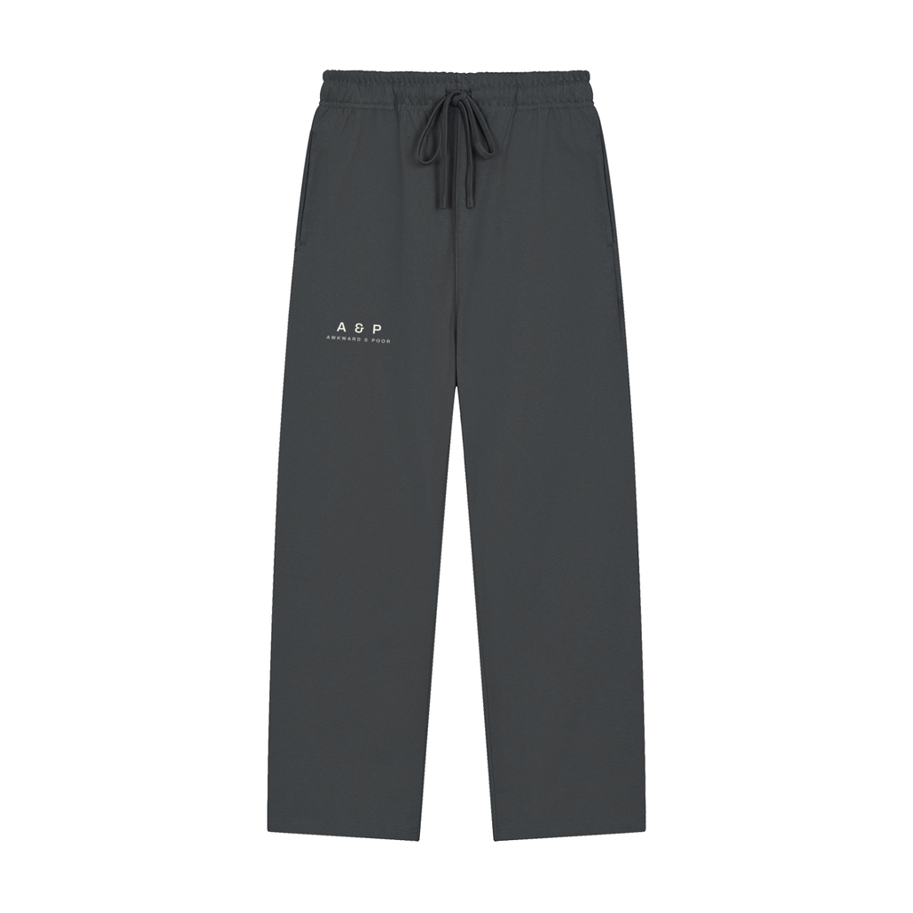 A&P Straight-Leg Sweatpants, Dark Gray