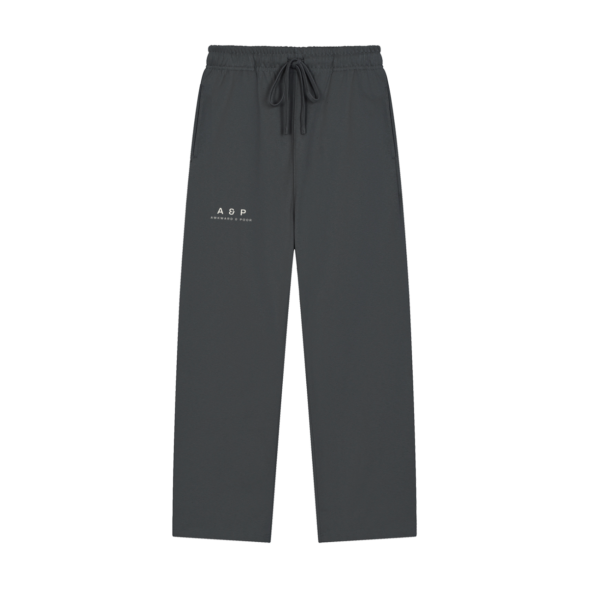 A&P Straight-Leg Sweatpants, Dark Gray