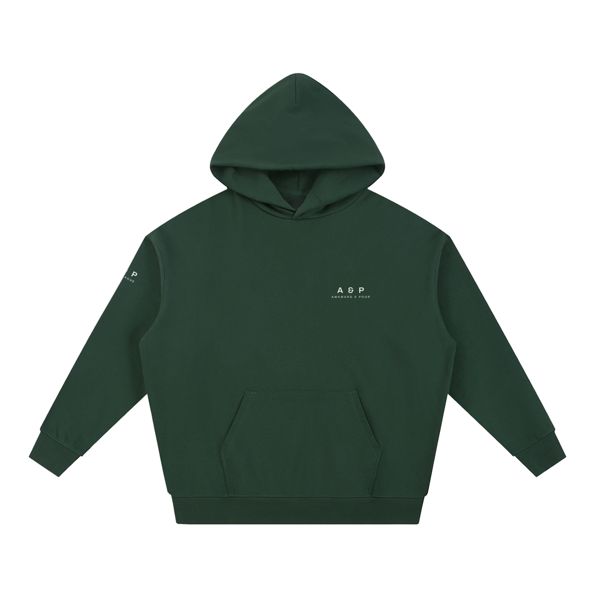 A&P Rec. League Hoodie, Blackish Green